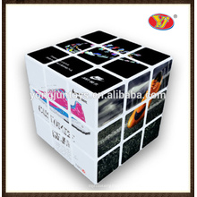 YongJun Hot Selling Popular Impresión OEM Magic Cubes para logotipo de impresión de promoción y embalajes personalizados